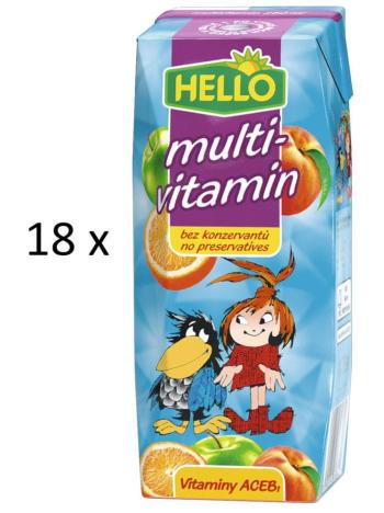 Hello Mini multivitamin 18 x 250 ml