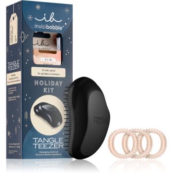 invisibobble x Tangle Teezer Holiday Kit sada (pro dokonalý vzhled vlasů)