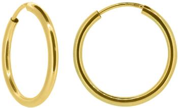 Brilio Dámské náušnice kruhy ze žlutého zlata P005.750112005.75 4 cm