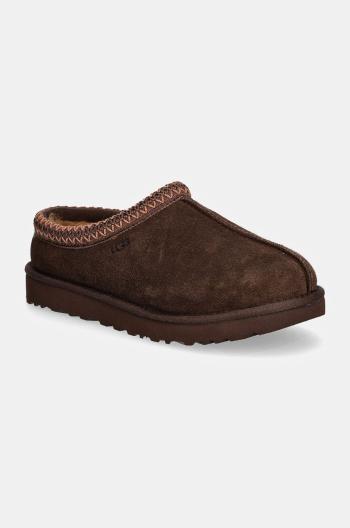 Semišové papuče UGG Tasman hnědá barva, 5955-BCDR