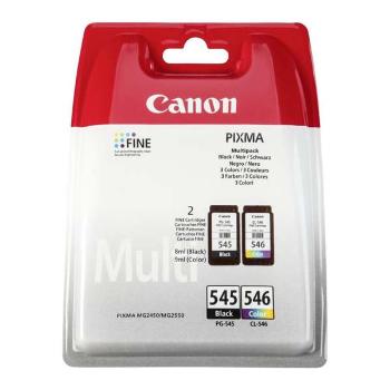 CANON PG-545, CL-546 - originální cartridge, černá + barevná, 8ml/9ml