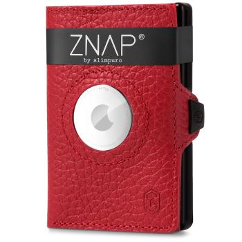 Slimpuro ZNAP Airtag Wallet, 12 karet, přihrádka na mince, 9 x 1,8 x 6 cm (Š x V x H), ochrana RFID