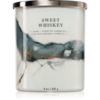 Bath & Body Works Sweet Whiskey vonná svíčka 227 g