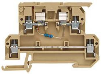 Jisticí průchodková svorka Weidmüller KDKS1/35 LD 24VDC 4ZB, 8215900000, béžová, 25 ks