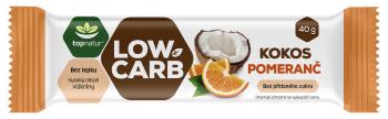 Topnatur Low Carb Tyčinka kokos&pomeranč 40 g