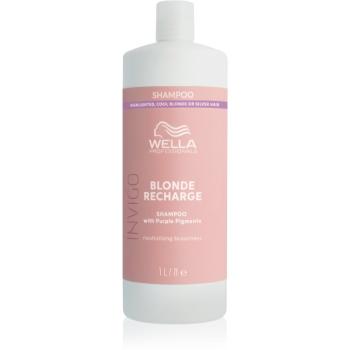 Wella Professionals Invigo Blonde Recharge šampon pro blond vlasy neutralizující žluté tóny 1000 ml