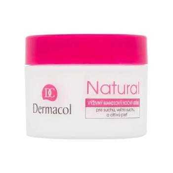 Dermacol Natural Almond 50 ml noční pleťový krém pro ženy na suchou pleť; výživa a regenerace pleti; na citlivou a podrážděnou pleť