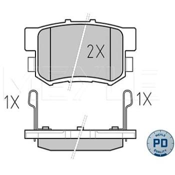 MEYLE Brzdové destičky (0252171914/PD)
