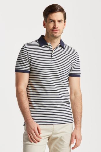 POLOKOŠILE GANT SS PIQUE STRIPED modrá XL