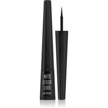 Aden Cosmetics Matte Liquid Liner oční linky odstín Black 2,5 ml