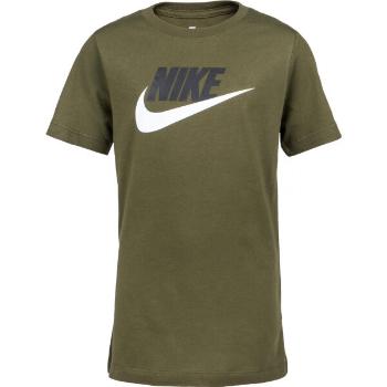 Nike NSW TEE FUTURA ICON TD B Chlapecké tričko, khaki, velikost M