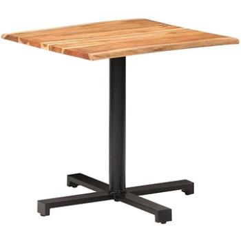 Bistro stolek s živou hranou 80 × 80 × 75 cm masivní akácie (320301)