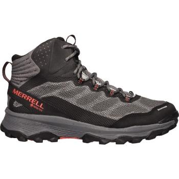 Merrell SPEED STRIKE MID GTX Pánské outdoorové boty, šedá, velikost 44.5