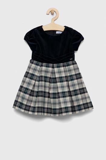 Dívčí šaty Mayoral tmavomodrá barva, mini