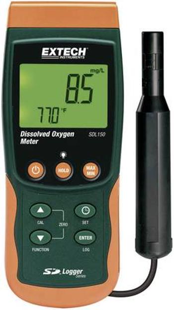 Měřič množství kyslíku v kapalinách Extech SDL150, ukládání dat na SD kartu