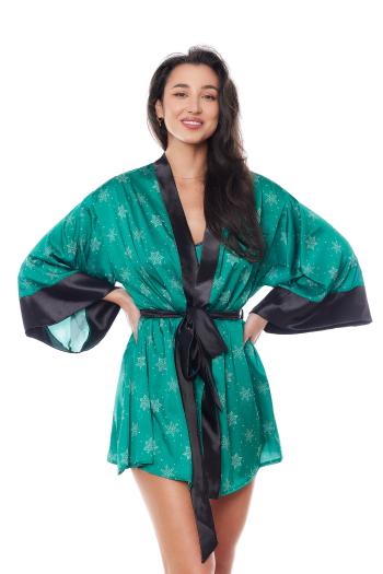 Krásný župan Aster robe green - Anais S/M