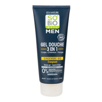 SO’BiO étic Men sprchový gel 3v1 energetizující zázvor 200 ml