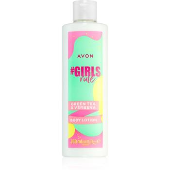 Avon #GirlsRule Green Tea & Verbena osvěžující tělové mléko s hydratačním účinkem 250 ml