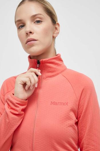 Sportovní mikina Marmot Leconte Fleece oranžová barva