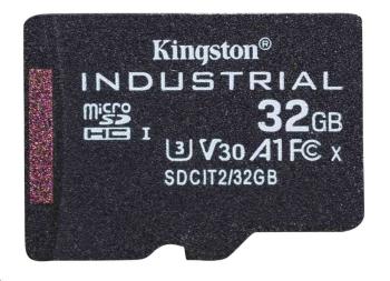 Kingston MicroSDHC karta 32GB Industrial C10 A1 pSLC Card Single Pack