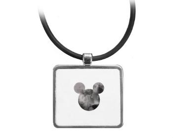 Medailonek malý obdelník Mickey Mouse
