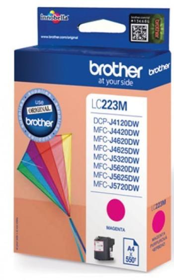 Brother LC-223M purpurová (magenta) originální cartridge