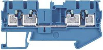 Průchodková svorka zásuvná svorka Siemens 8WH60040AF01, modrá, 50 ks