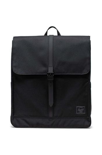 Batoh Herschel City Backpack černá barva, velký, hladký