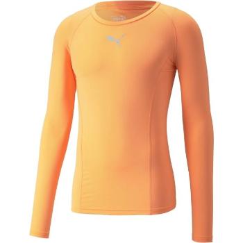 Puma LIGA BASELAYER LONG SLEEVE TEE Pánské funkční triko, oranžová, velikost