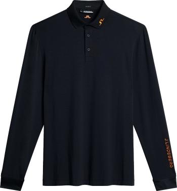 J.Lindeberg Florian Long Sleeve Navy Melange L Polo košile