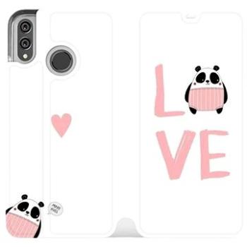 Flipové pouzdro na mobil Honor 8X - MH09S Panda LOVE (5903226750351)