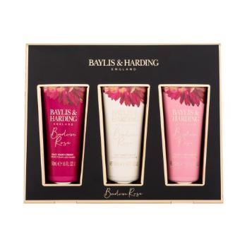 Baylis & Harding Boudoire Rose Gift Set dárková kazeta krém na ruce Boudoire Rose 3 x 50 ml pro ženy