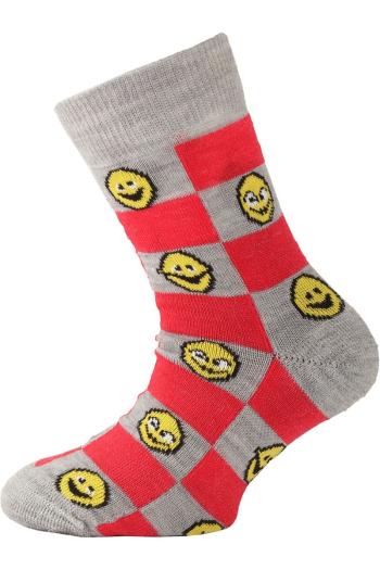 Lasting dětské merino ponožky TJE červené Velikost: (24-28) XXS ponožky