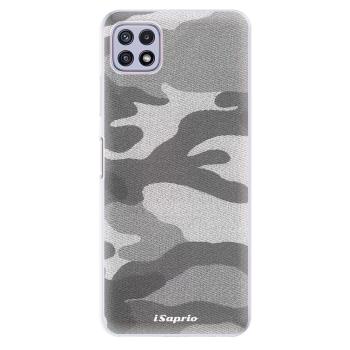 Odolné silikonové pouzdro iSaprio - Gray Camuflage 02 - Samsung Galaxy A22 5G