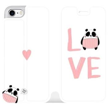 Flipové pouzdro na mobil Apple iPhone 7 - MH09S Panda LOVE (5903226749812)