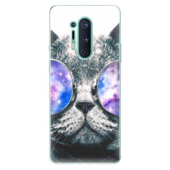 Odolné silikonové pouzdro iSaprio - Galaxy Cat - OnePlus 8 Pro