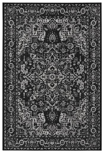 Hanse Home Collection koberce Kusový orientální koberec Flatweave 104807 Black/Cream - 80x150 cm Černá