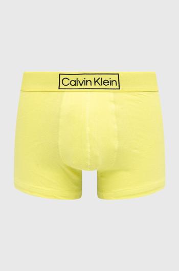 Boxerky Calvin Klein Underwear pánské, žlutá barva