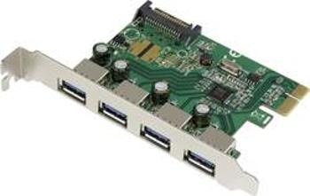 USB hub do PCI Express Renkforce, 4x USB 3.0