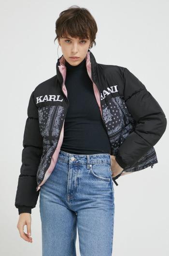 Oboustranná bunda Karl Kani Retro Reversible Puffer Jacket dámská, zimní, oversize