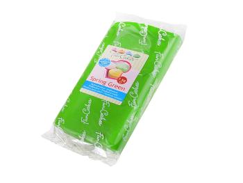 Zelený rolovaný fondant Spring Green (barevný fondán) 1 kg - FunCakes