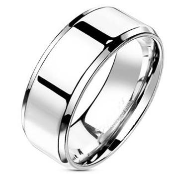 Spikes USA OPR1303 Pánský snubní prsten, šíře 8 mm - velikost 70 - OPR1303-8-70