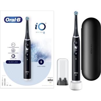 Oral B iO 6 Series elektrický zubní kartáček Black Onyx