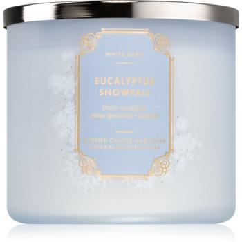 Bath & Body Works Eucalyptus Snowfall vonná svíčka 411 g