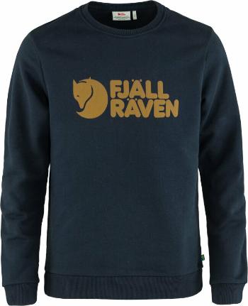 Fjällräven Logo Sweater M Dark Navy M Outdoorová mikina