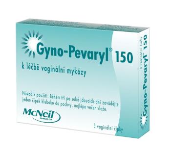 Gyno-pevaryl 150 mg 3 vaginální čípky