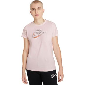 Nike NSW TEE FUTURA W Dámské tričko, růžová, velikost XL