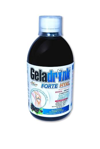 Geladrink Geladrink Forte Hyal biosol 500 ml černý rybíz