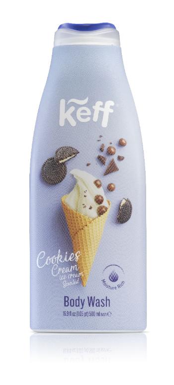 Keff Mycí gel Krémové sušenky 500 ml