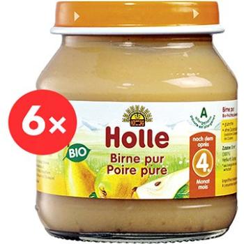 HOLLE BIO 100% hruška 6× 125 g (7640104956242)